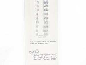 Z Kadee Micro-Trains MTL 14601-2 SP Southern Pacific Bulkhead Flatcar #506184