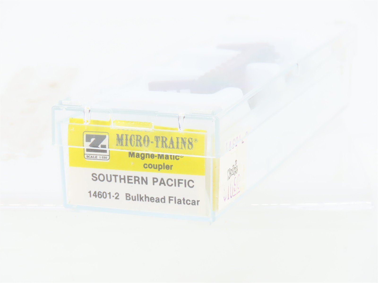 Z Kadee Micro-Trains MTL 14601-2 SP Southern Pacific Bulkhead Flatcar #506184