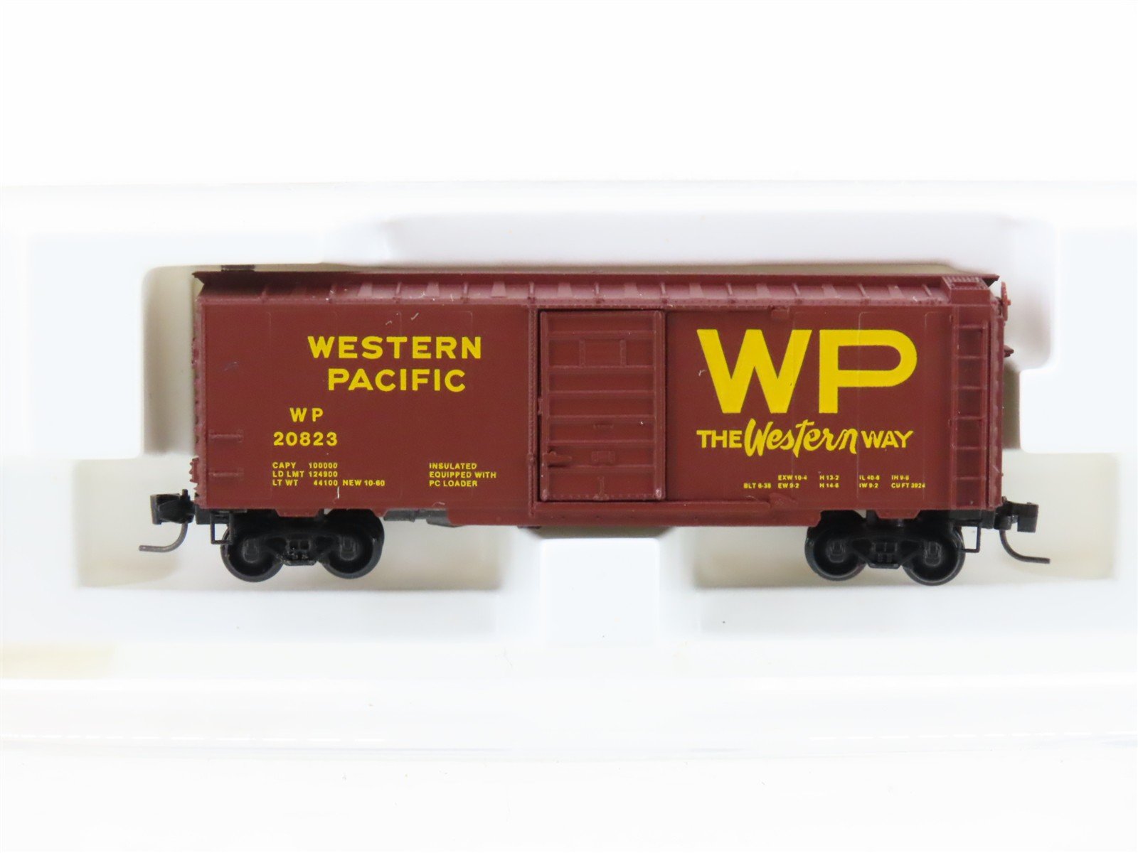Z Scale Kadee Micro-Trains 14101-2 WP "The Western Way" 40' Boxcar #20823