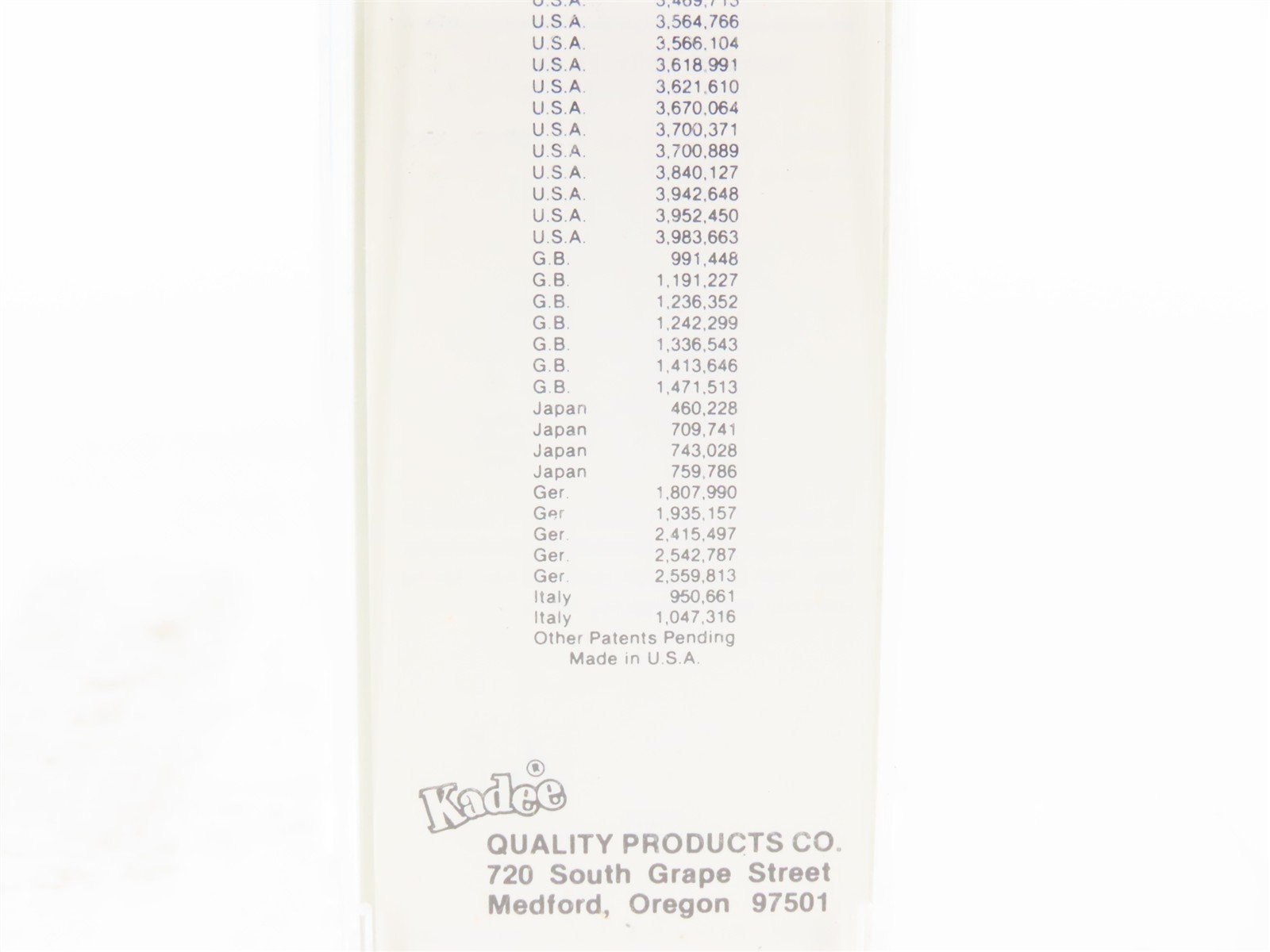 Z Scale Kadee Micro-Trains 14101-2 WP 