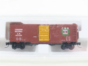 Z Scale Micro-Trains 14119-2 CN Canadian National Maple Leaf 40' Boxcar #487544