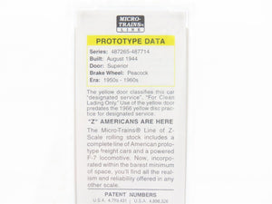 Z Scale Micro-Trains 14119-2 CN Canadian National Maple Leaf 40' Boxcar #487544