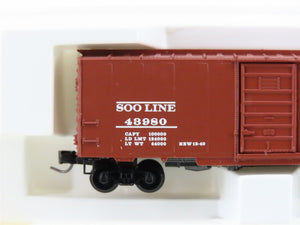 Z Scale Kadee Micro-Trains 14120-2 SOO Line 40' Single Door Boxcar #43980