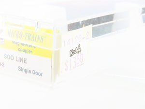 Z Scale Kadee Micro-Trains 14120-2 SOO Line 40' Single Door Boxcar #43980