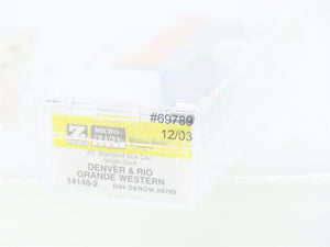 Z Scale Micro-Trains 14148-2 DRGW Rio Grande 40' Standard Boxcar #69789