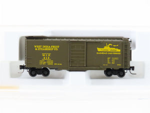 Z Scale Micro-Trains 14126-2 WIF West India Fruit 40' Standard Boxcar #212