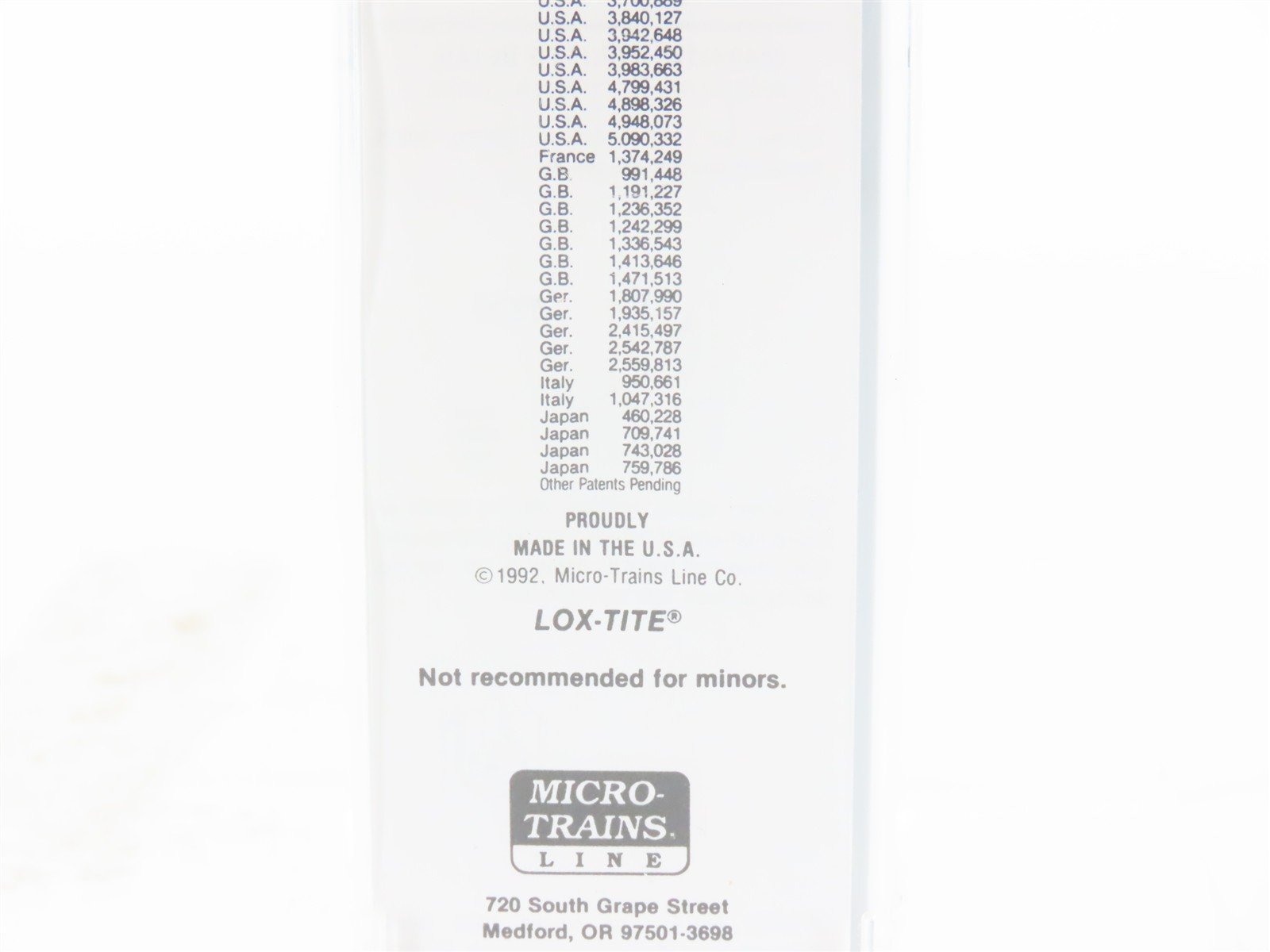 Z Scale Micro-Trains 14125-2 GN Great Northern 