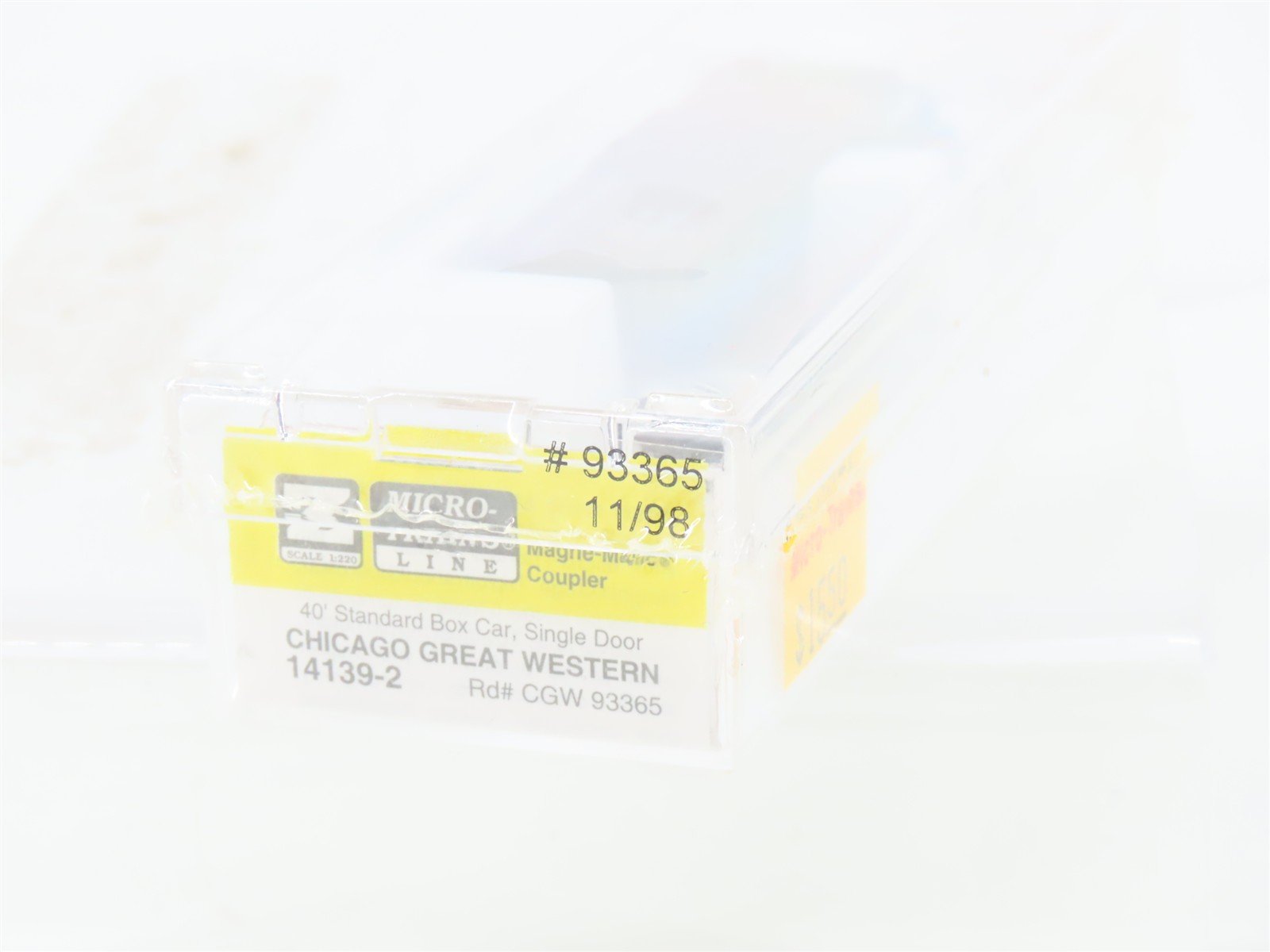 Z Micro-Trains 14139-2 CGW Chicago Great Western 40' Standard Boxcar #93365