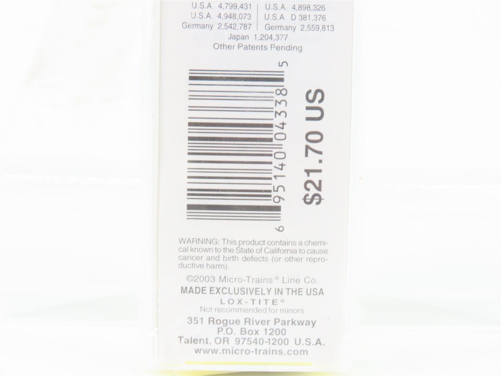 Z Micro-Trains MTL 14147-2 ATSF Santa Fe 40' Standard Boxcar #22640