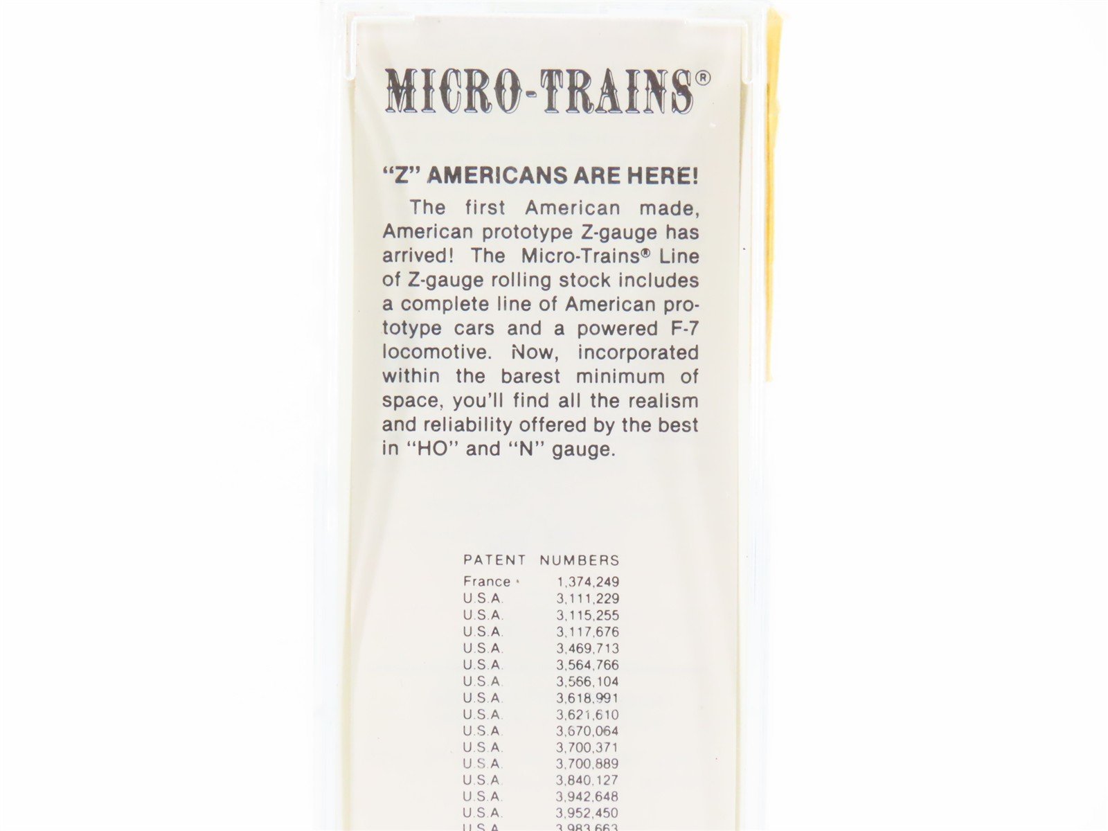 Z Kadee Micro-Trains MTL 14202-2 A&WP Family Lines 40' Rib Side Boxcar #51427