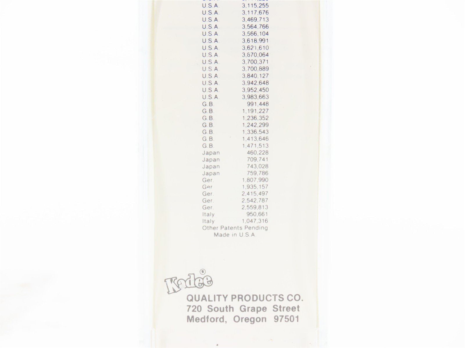 Z Kadee Micro-Trains MTL 14202-2 A&WP Family Lines 40' Rib Side Boxcar #51427