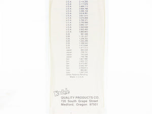 Z Kadee Micro-Trains MTL 14202-2 A&WP Family Lines 40' Rib Side Boxcar #51427