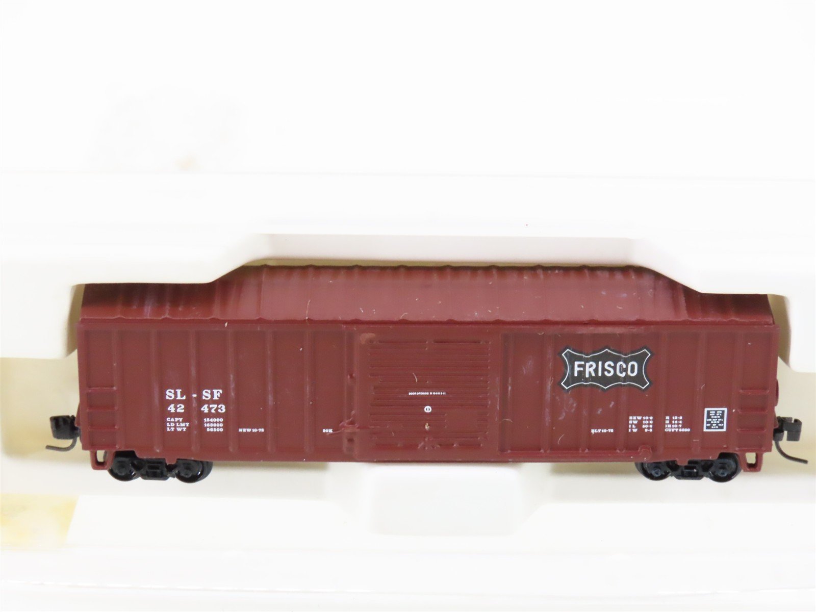 Z Scale Kadee Micro-Trains MTL 14206-2 SLSF Frisco 40' Rib Side Boxcar #42473
