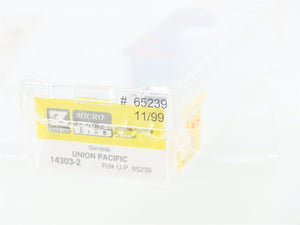 Z Scale Micro-Trains MTL 14303-2 UP Union Pacific Open Gondola #65239