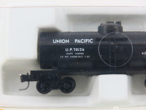 Z Scale Micro-Trains MTL 14405-2 UP Union Pacific Single Dome Tankcar #70136