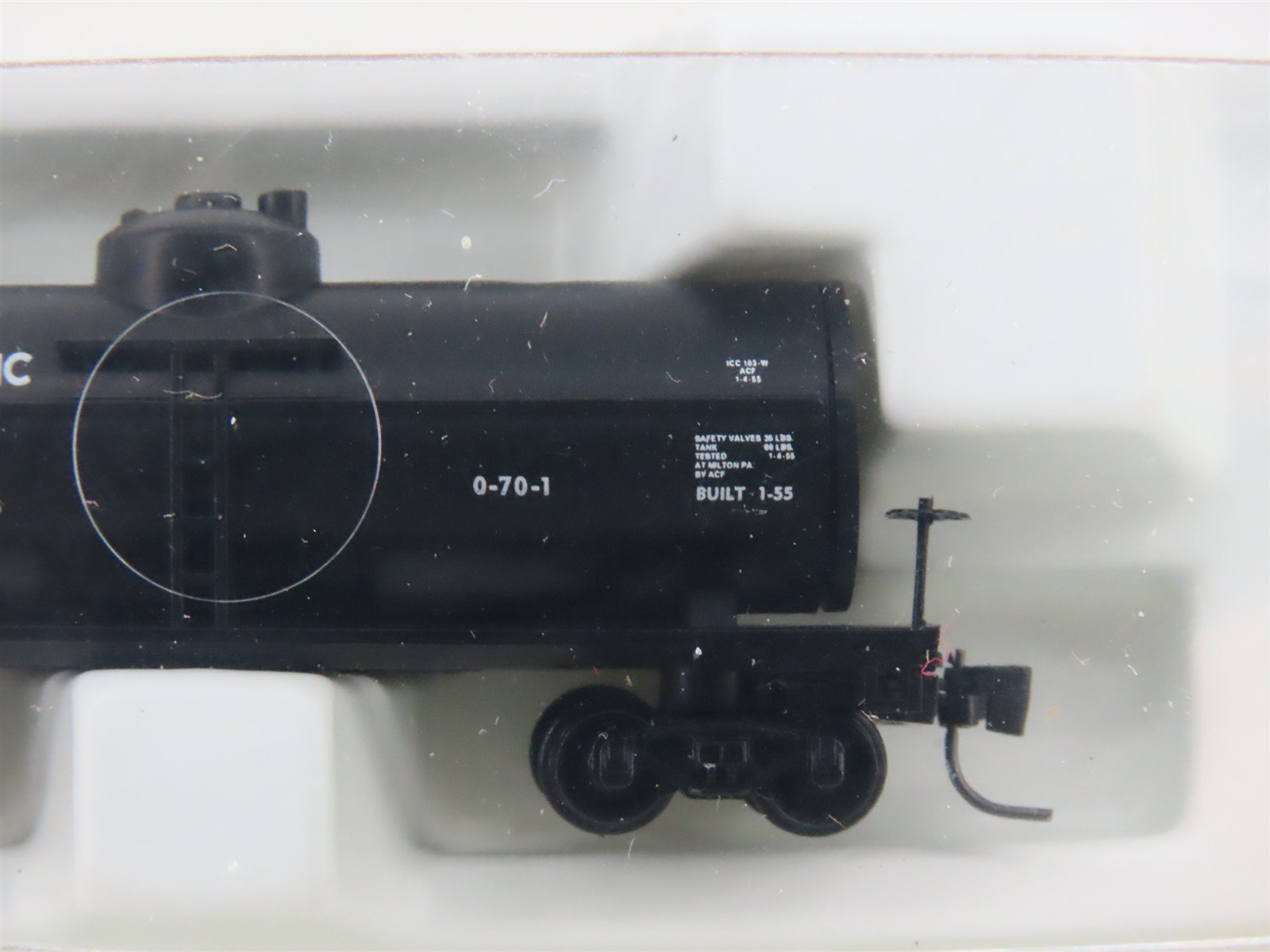 Z Scale Micro-Trains MTL 14405-2 UP Union Pacific Single Dome Tankcar #70136