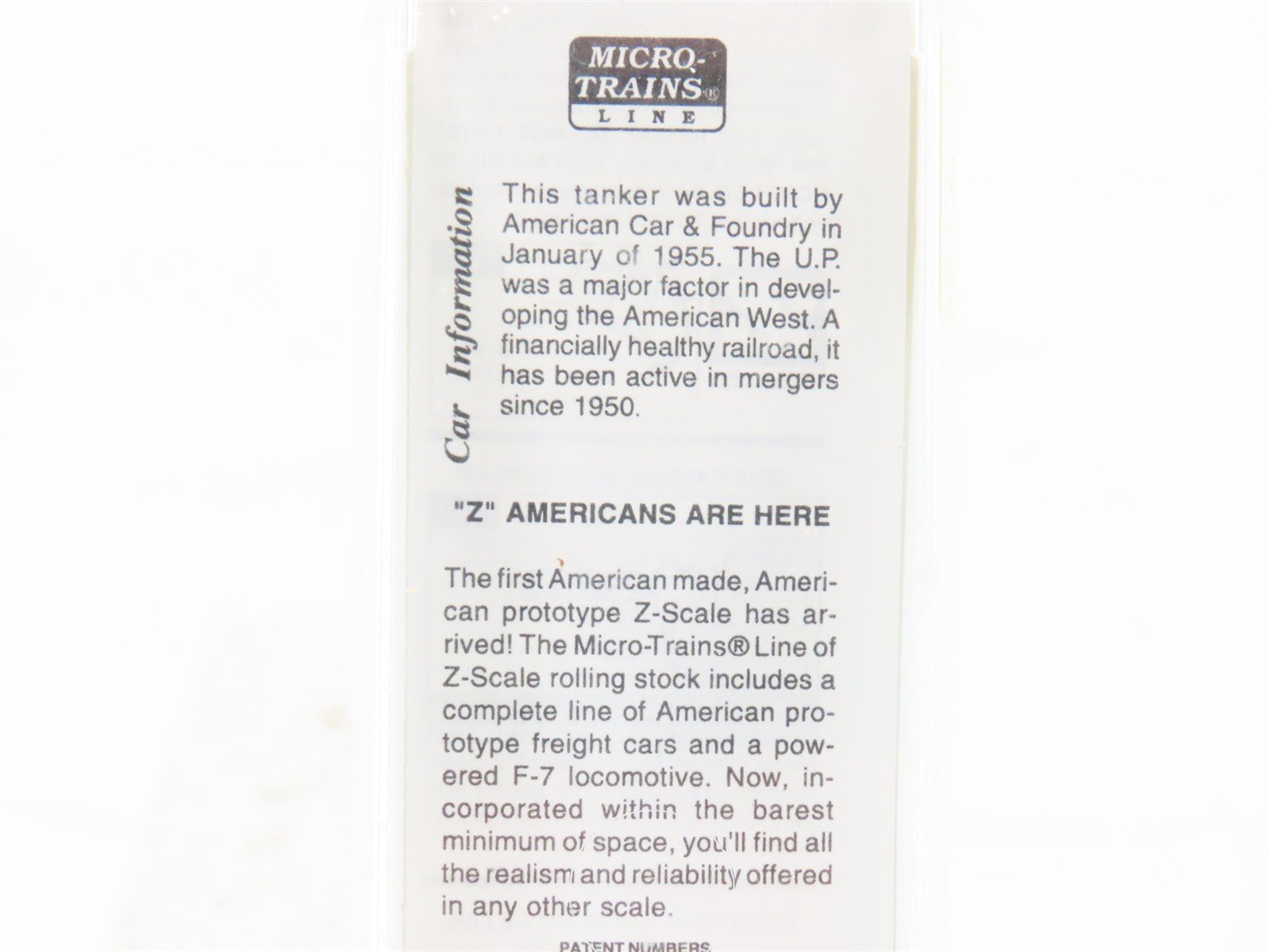 Z Scale Micro-Trains MTL 14405-2 UP Union Pacific Single Dome Tankcar #70133