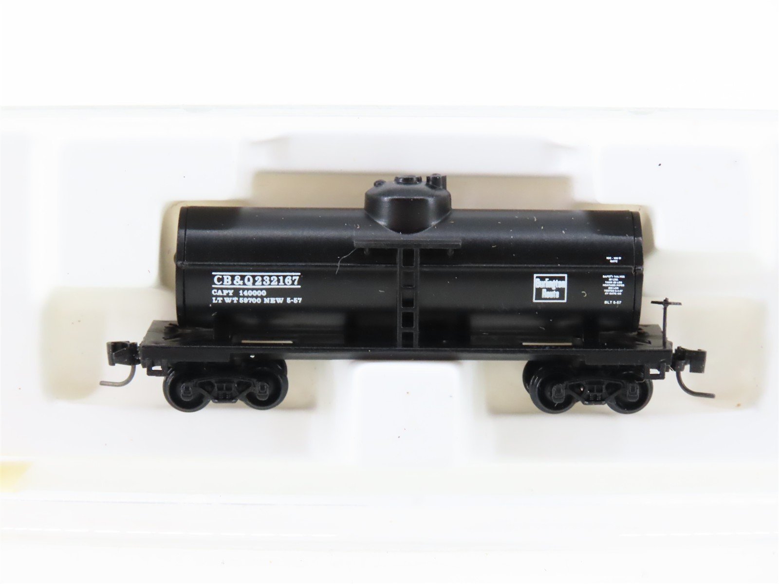 Z Kadee Micro-Trains MTL 14407-2 CB&Q Burlington Route Single Dome Tank Car