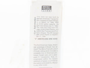 Z Scale Micro-Trains MTL 14408-2 SP Southern Pacific Single Dome Tankcar #60170