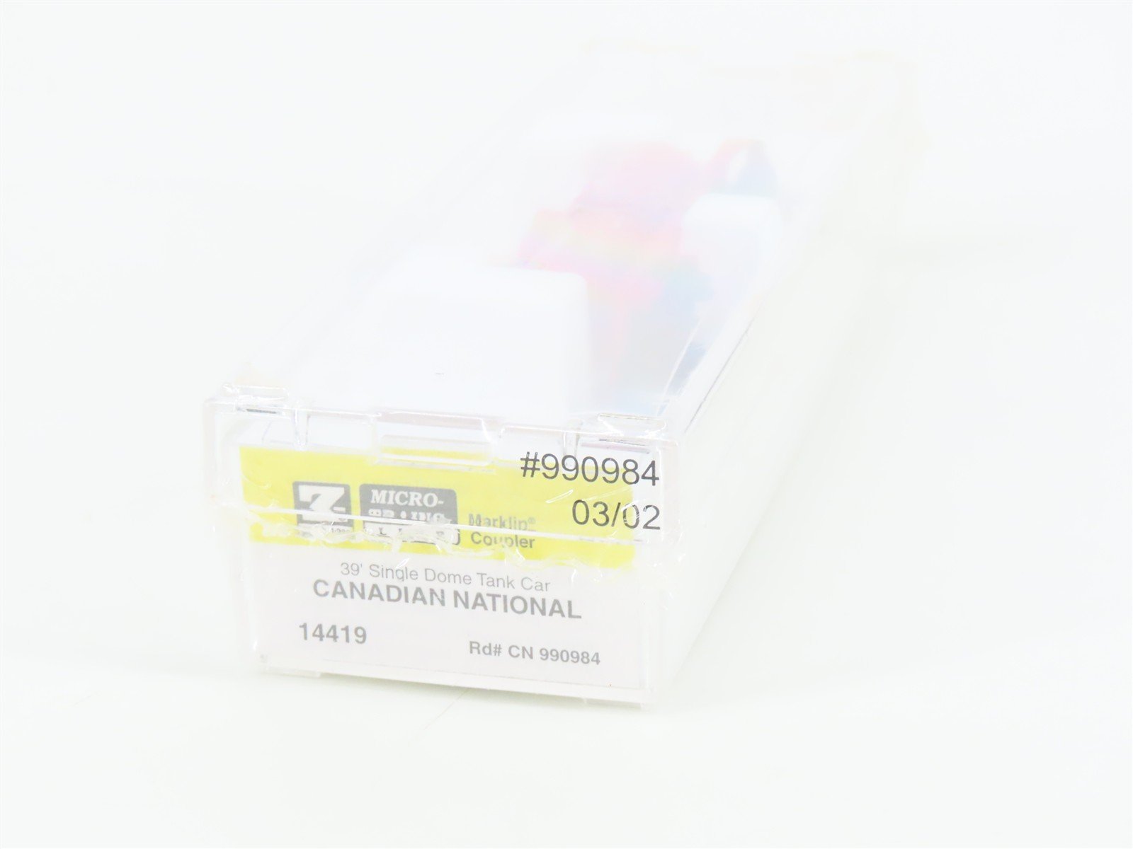 Z Scale Micro-Trains MTL 14419 CN Canadian National Single Dome Tankcar #990984