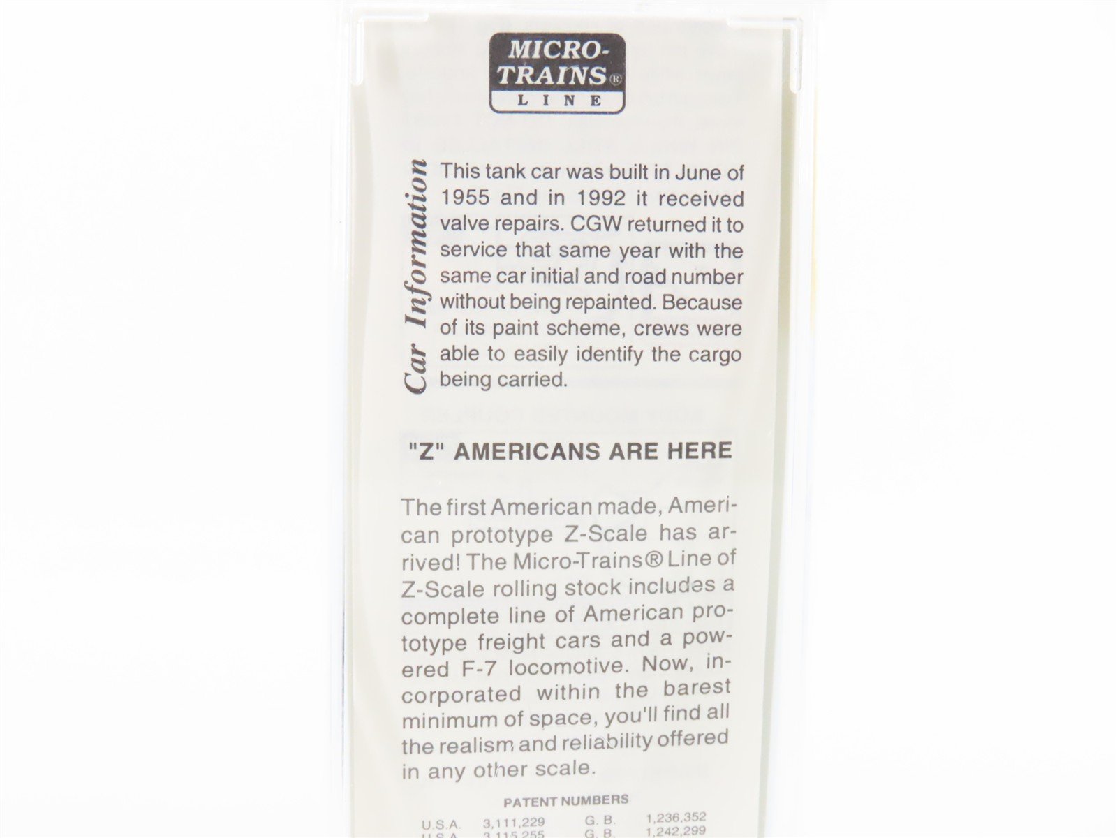 Z Micro-Trains MTL 14411-2 CGW Chicago Great Western Single Dome Tankcar #267