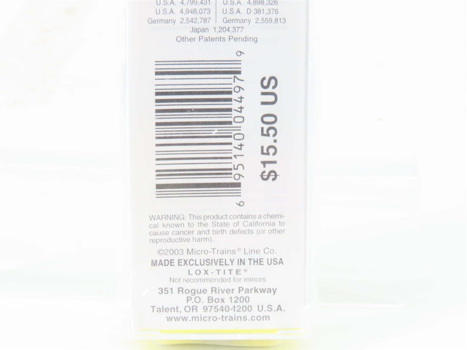 Z Micro-Trains MTL 14414-2 UP Union Pacific 39' Single Dome Tankcar #908726