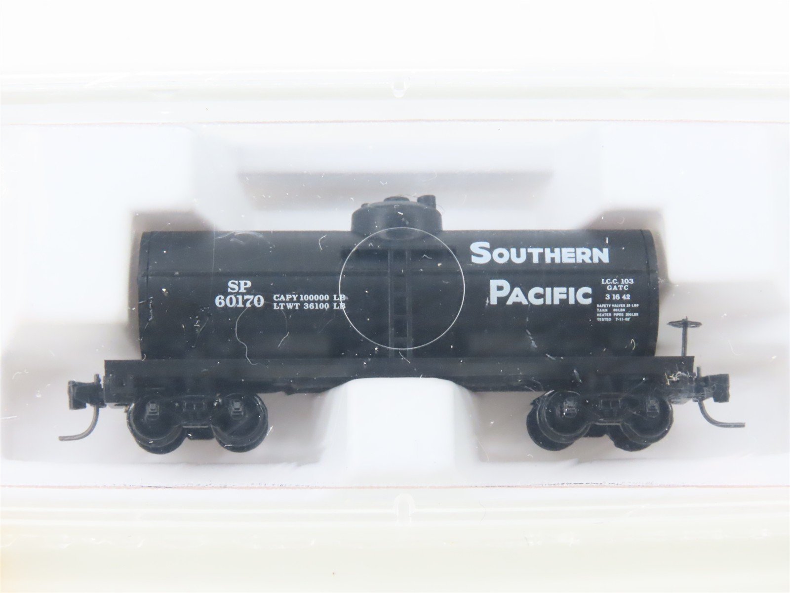 Z Micro-Trains MTL 14408-2 SP Southern Pacific 39' Single Dome Tankcar #60170