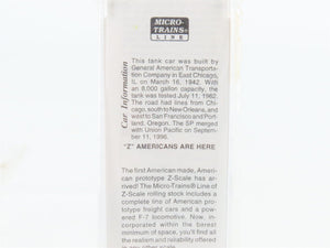 Z Micro-Trains MTL 14408-2 SP Southern Pacific 39' Single Dome Tankcar #60170