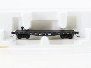 Z Scale Kadee Micro-Trains MTL 14501-2 MKT Missouri Kansas Texas Flatcar #13445