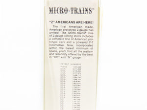 Z Scale Kadee Micro-Trains MTL 14501-2 MKT Missouri Kansas Texas Flatcar #13445