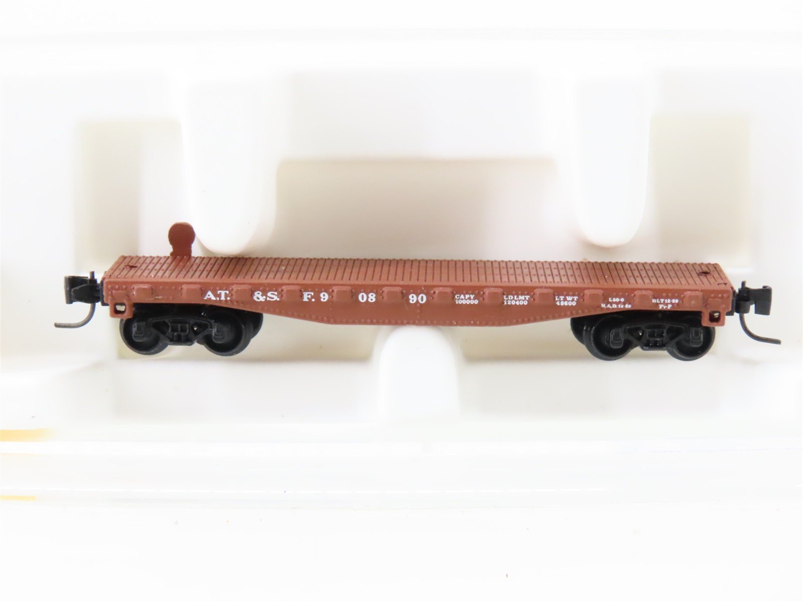 Z Scale Micro-Trains MTL 14502-2 ATSF Santa Fe Flatcar #90890