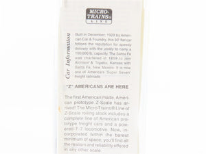 Z Scale Micro-Trains MTL 14502-2 ATSF Santa Fe Flatcar #90890
