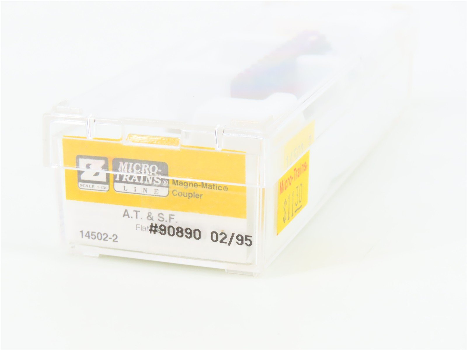 Z Scale Micro-Trains MTL 14502-2 ATSF Santa Fe Flatcar #90890