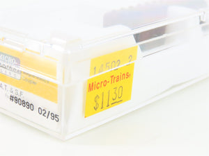Z Scale Micro-Trains MTL 14502-2 ATSF Santa Fe Flatcar #90890