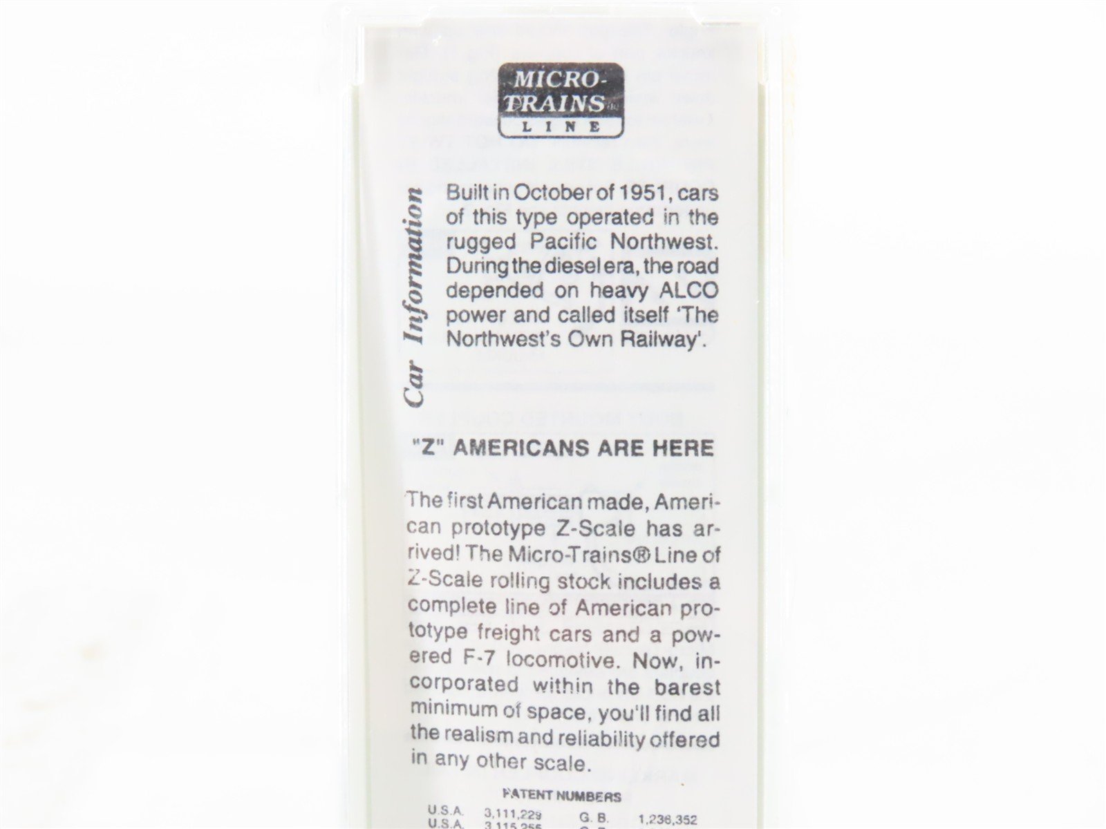 Z Micro-Trains MTL 14506-2 SP&S Spokane Portland & Seattle 50' Flatcar #34034