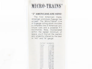 Z Scale Kadee Micro-Trains MTL 14505-2 Union Pacific Flatcar #51531