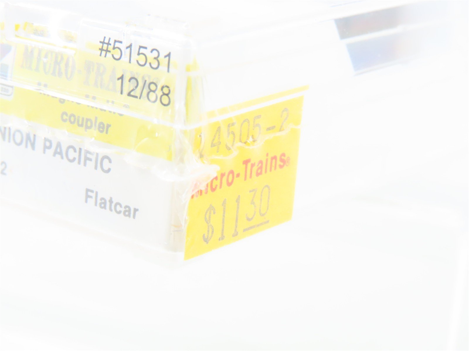 Z Scale Kadee Micro-Trains MTL 14505-2 Union Pacific Flatcar #51531