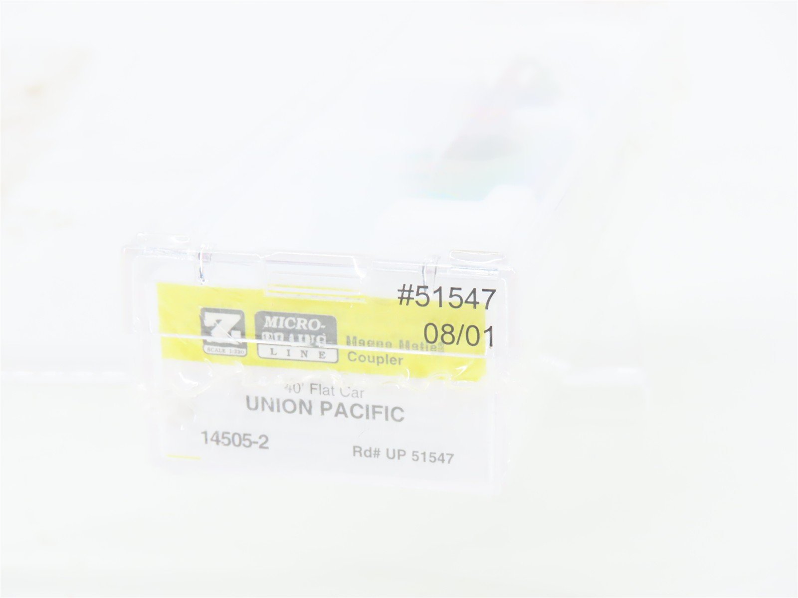 Z Scale Micro-Trains MTL 14505-2 Union Pacific Flatcar #51547
