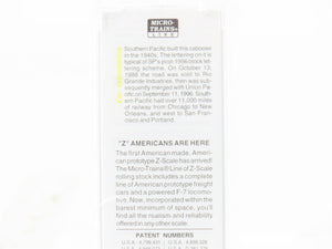 Z Scale Micro-Trains MTL 14711-2 SP Southern Pacific Caboose #608