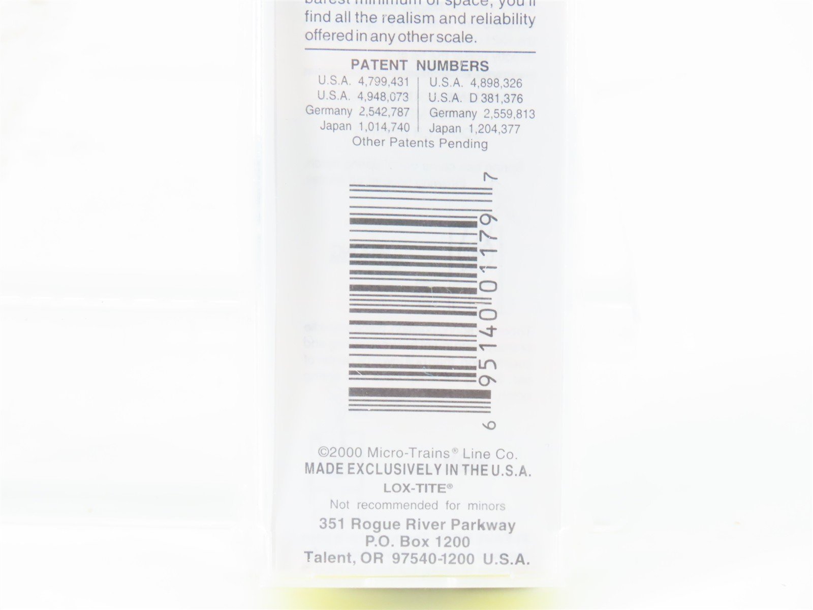 Z Scale Micro-Trains MTL 14711-2 SP Southern Pacific Caboose #602