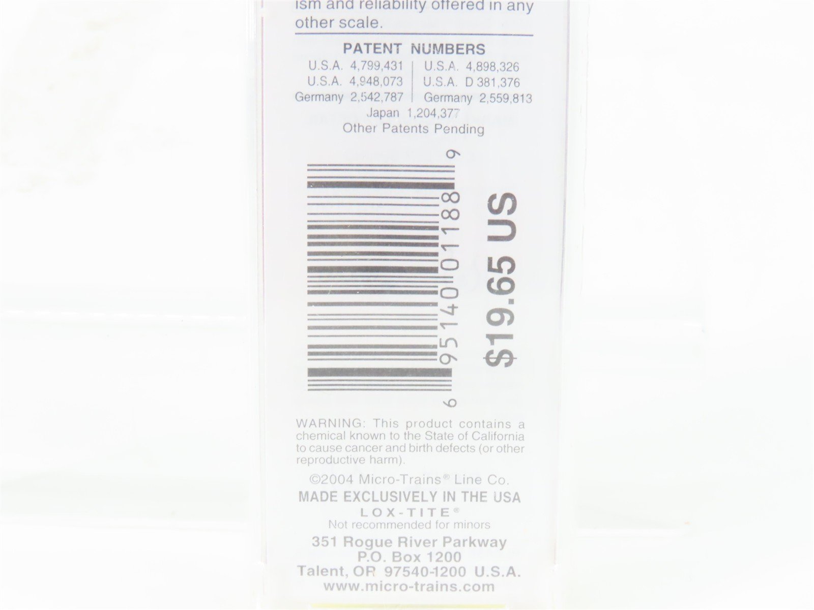Z Scale Micro-Trains MTL 14802-2 GN Great Northern 40' Standard Boxcar #3350