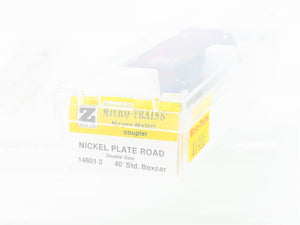 Z Scale Kadee Micro-Trains MTL 14801-2 NKP Nickel Plate Road 40' Boxcar #2244