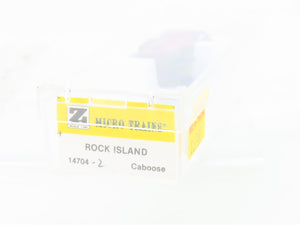Z Scale Kadee Micro-Trains MTL 14704-2 RI Rock Island Caboose #17604