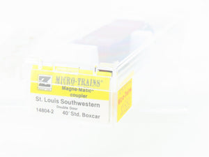 Z Kadee Micro-Trains MTL 14804-2 SSW Cotton Belt Blue Streak 40' Boxcar #46478