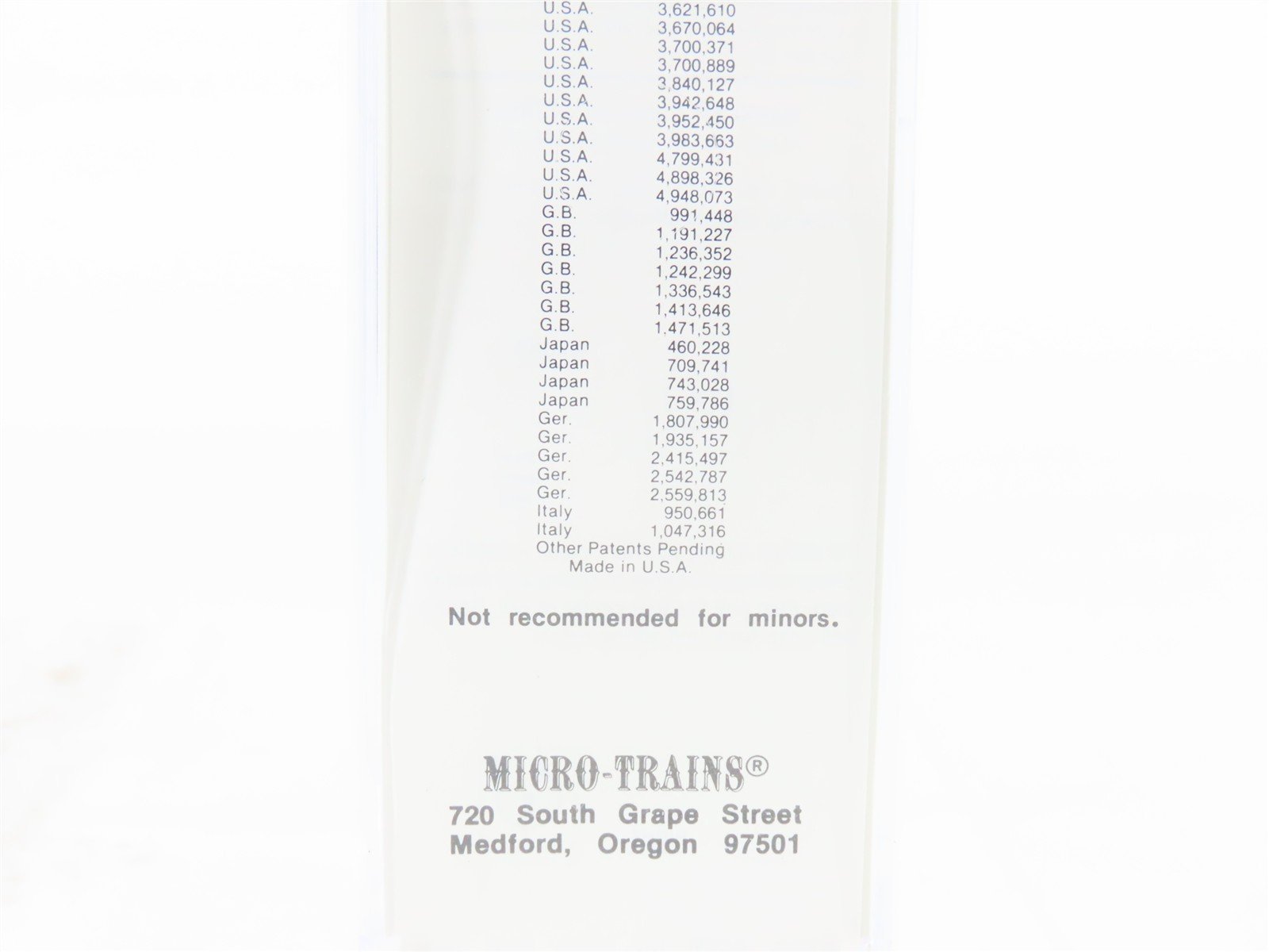 Z Scale Micro-Trains MTL 14808-2 CP 