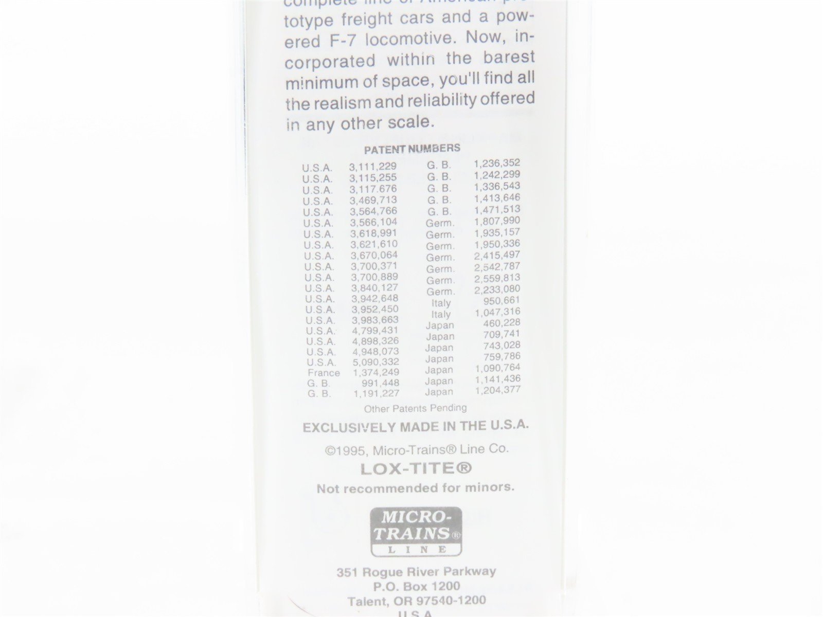 Z Scale Micro-Trains MTL 14811-2 BN Burlington Northern 40' Boxcar #198765