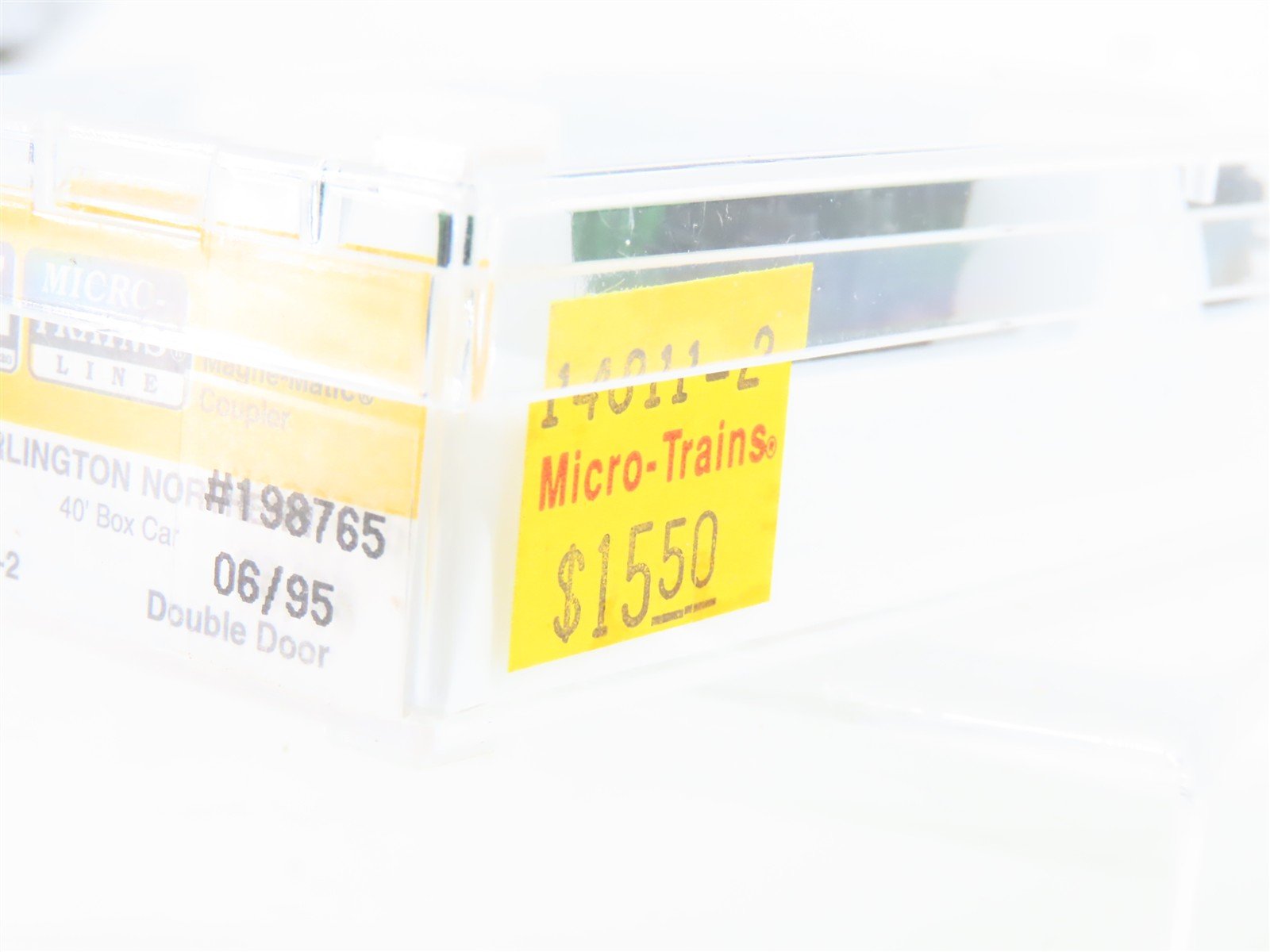 Z Scale Micro-Trains MTL 14811-2 BN Burlington Northern 40' Boxcar #198765