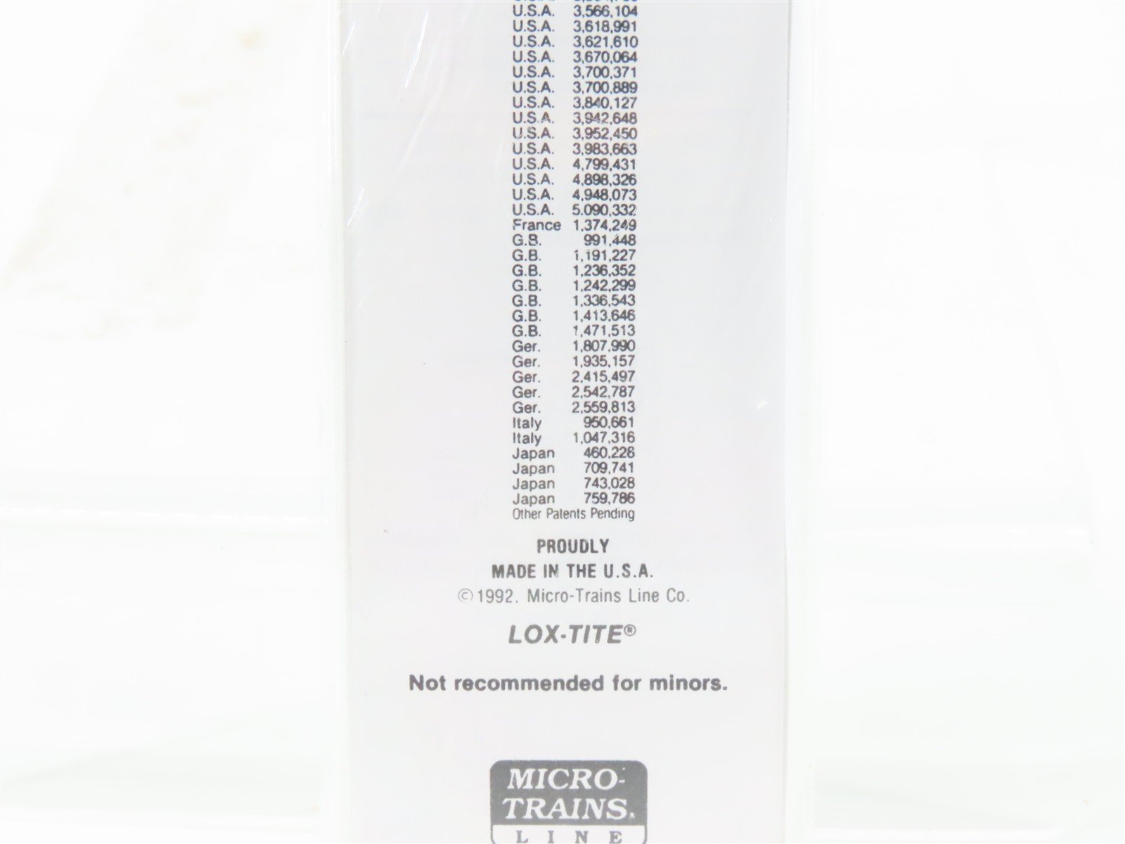 Z Micro-Trains MTL 14815-2 GTW Grand Trunk Western 40' Automobile Boxcar #585881