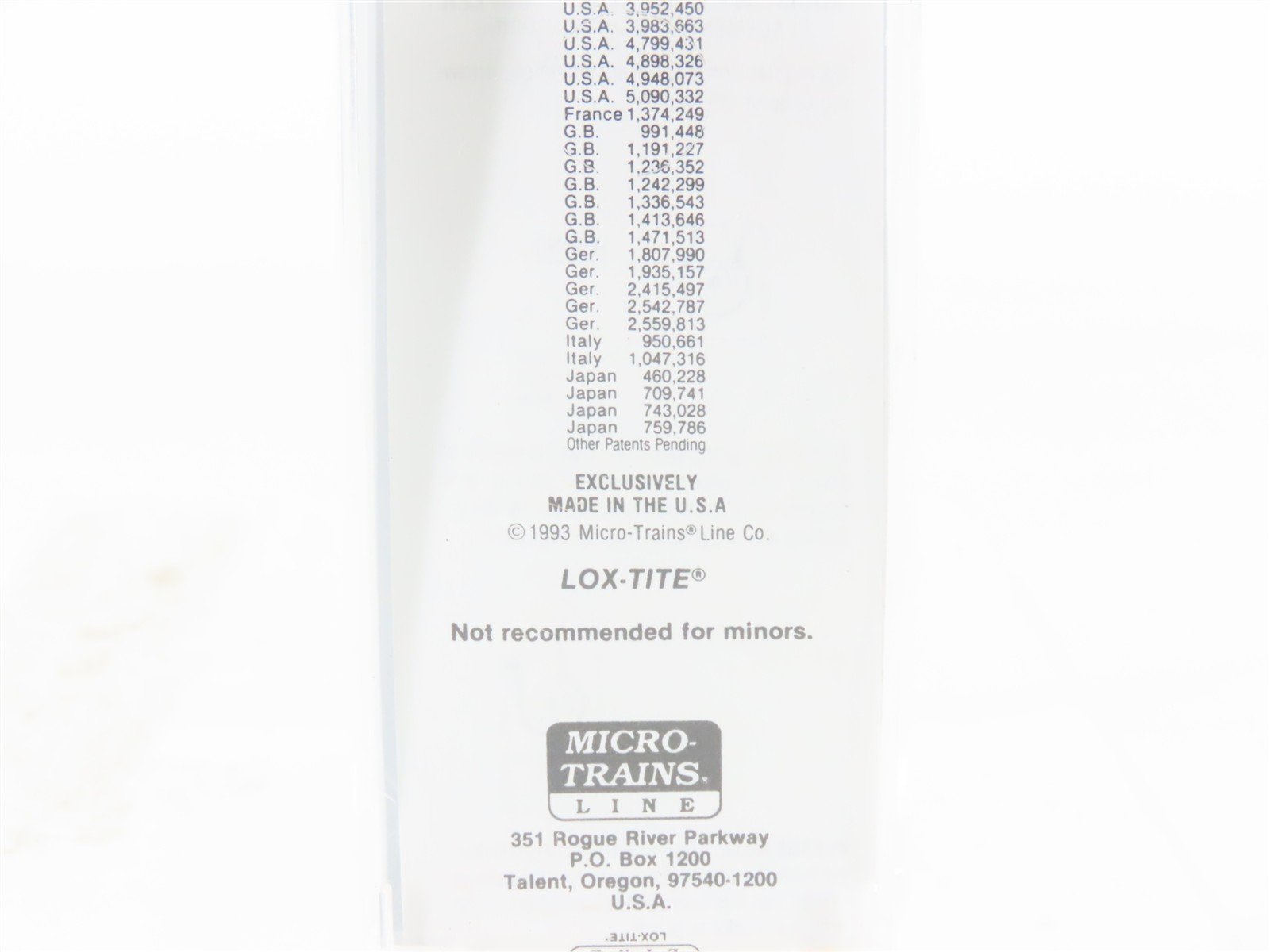 Z Scale Micro-Trains MTL 14817-2 SP Southern Pacific 40' Boxcar #66375