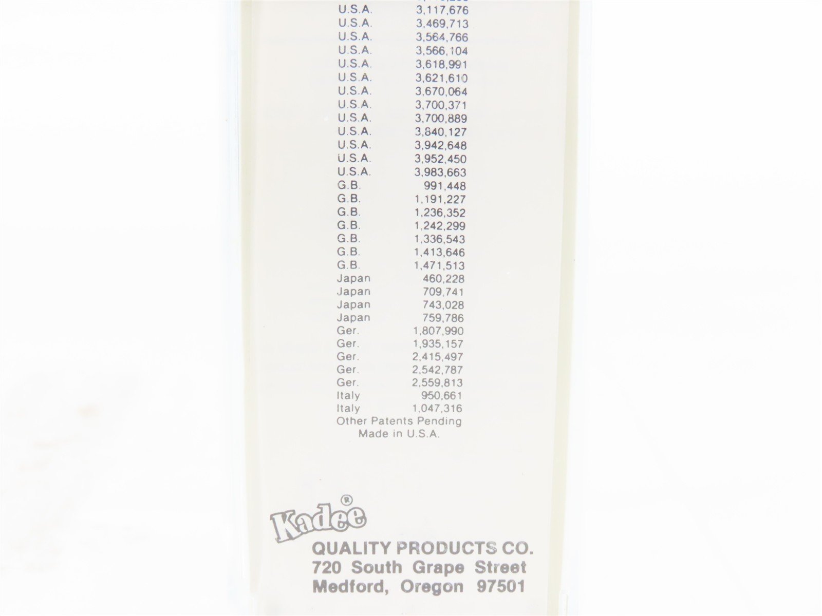 Z Scale Kadee Micro-Trains MTL 14903-2 WP 